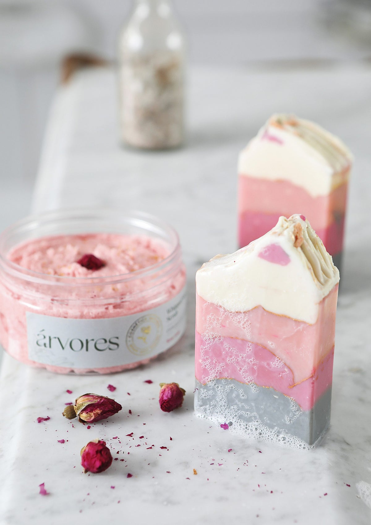 Jabón Exfoliante Corporal Cremoso Rose Gold
