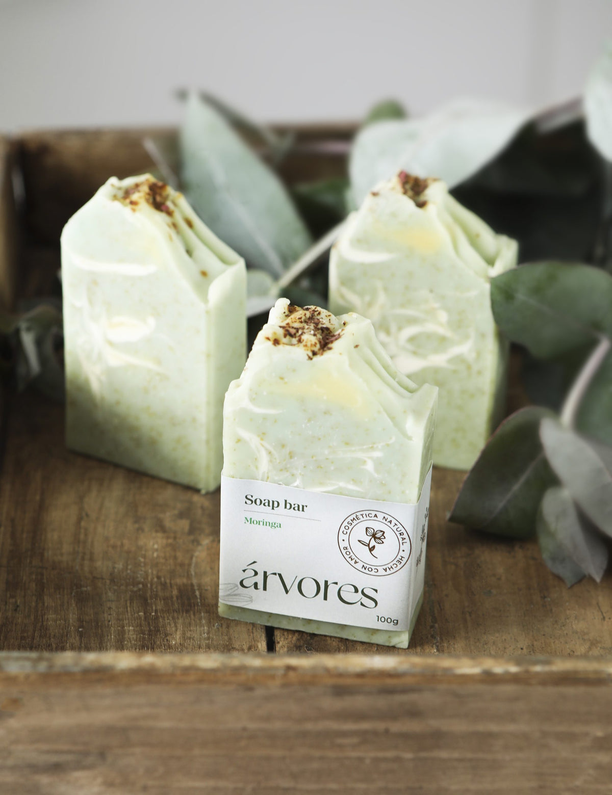 Jabón Natural Moringa& Te Verde - imagen 2