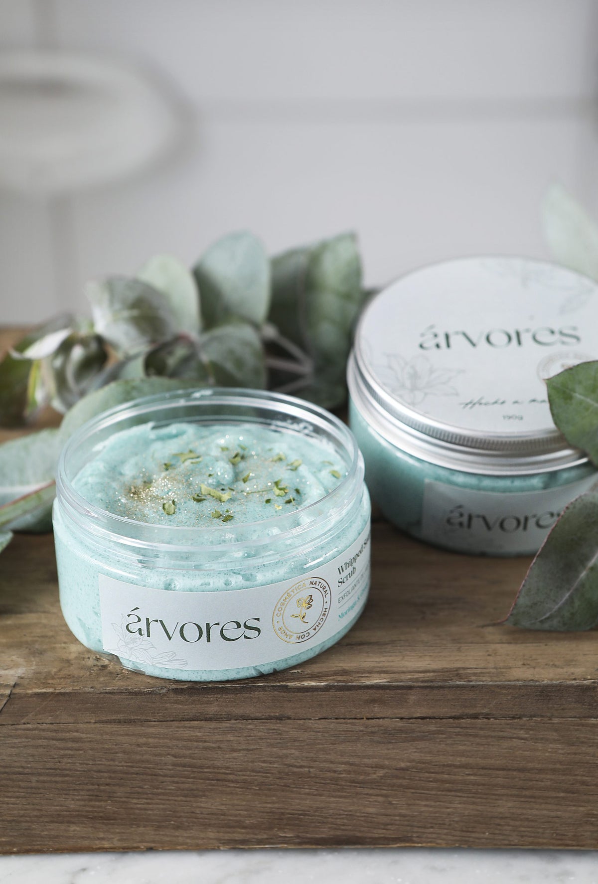 Jabón Exfoliante Corporal Cremoso Moringa&Green Tea
